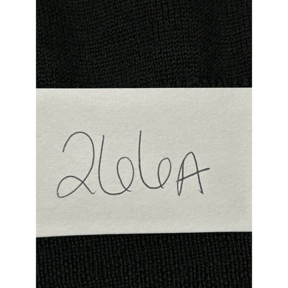 Neiman Marcus Mens Black Merino Wool Polo Sweater L Made In Scotland - Picture 9 of 9